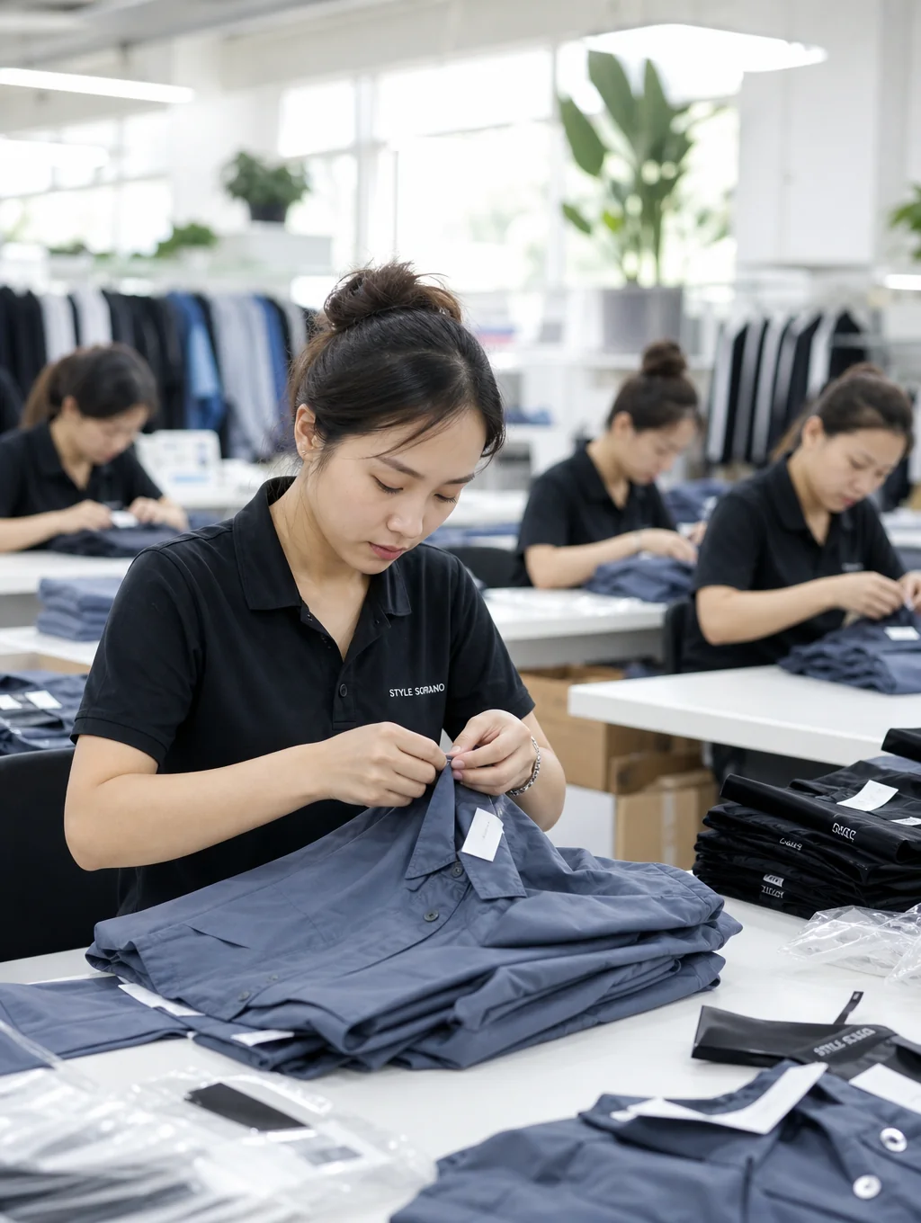 ZAVIX garment inspection and packaging quality check process